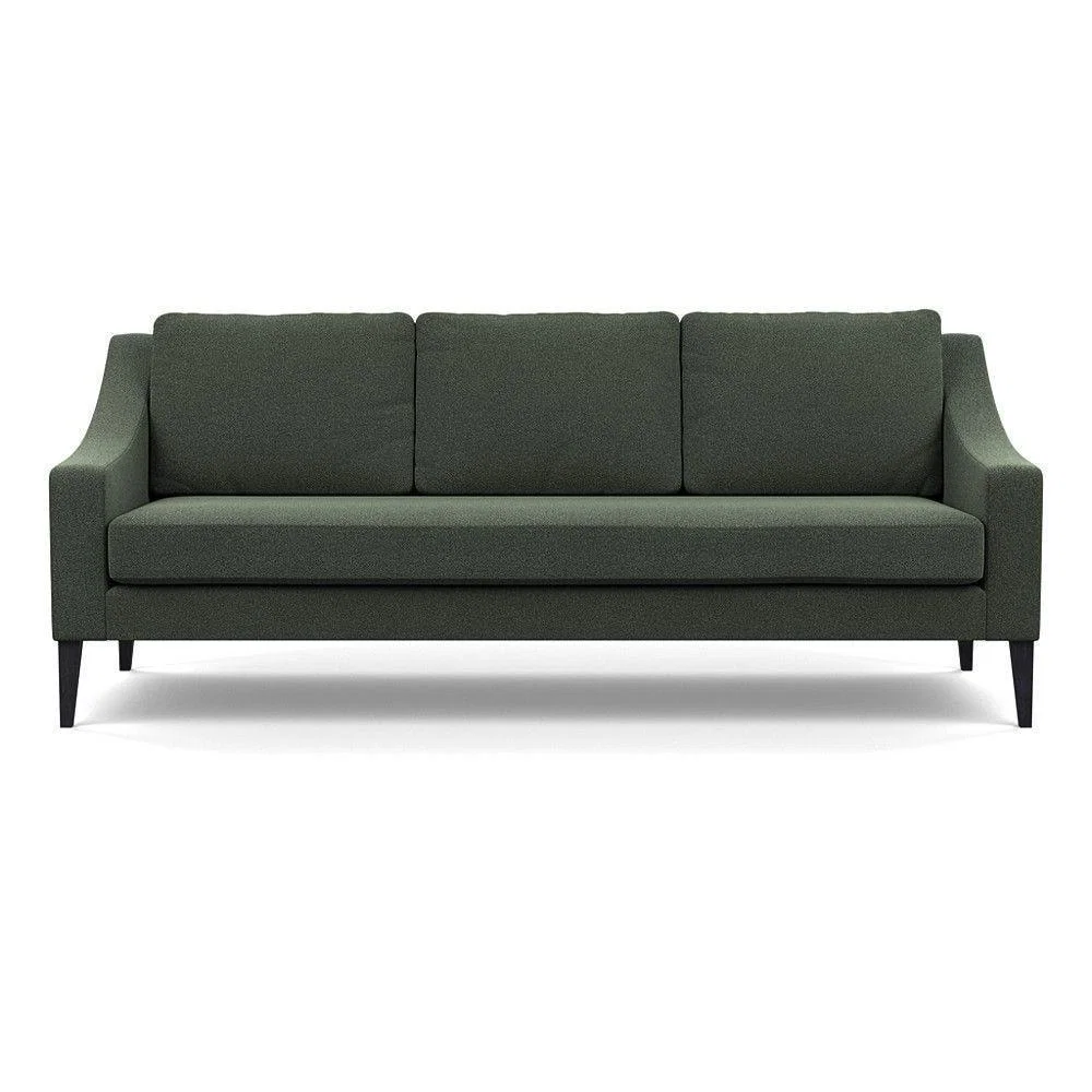Heal's Richmond 4 Seater Sofa Melton Wool New Navy Black Feet - Heal's UK Furniture – image 27