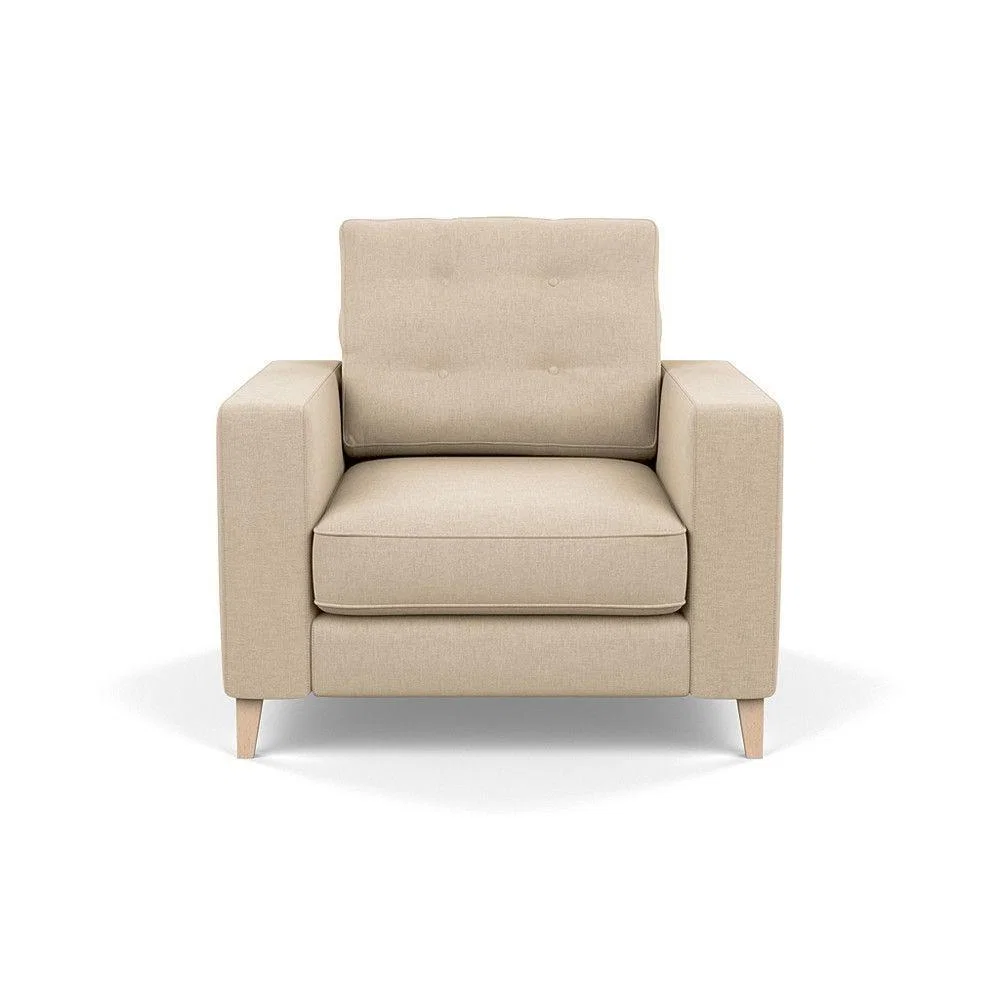 Heal's Richmond 4 Seater Sofa Melton Wool New Navy Black Feet - Heal's UK Furniture – image 33