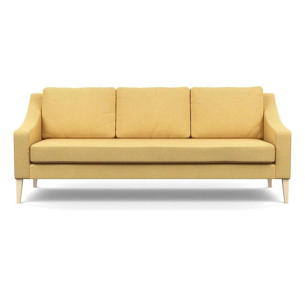 Heal's Richmond 4 Seater Sofa Melton Wool New Navy Black Feet - Heal's UK Furniture – image 36