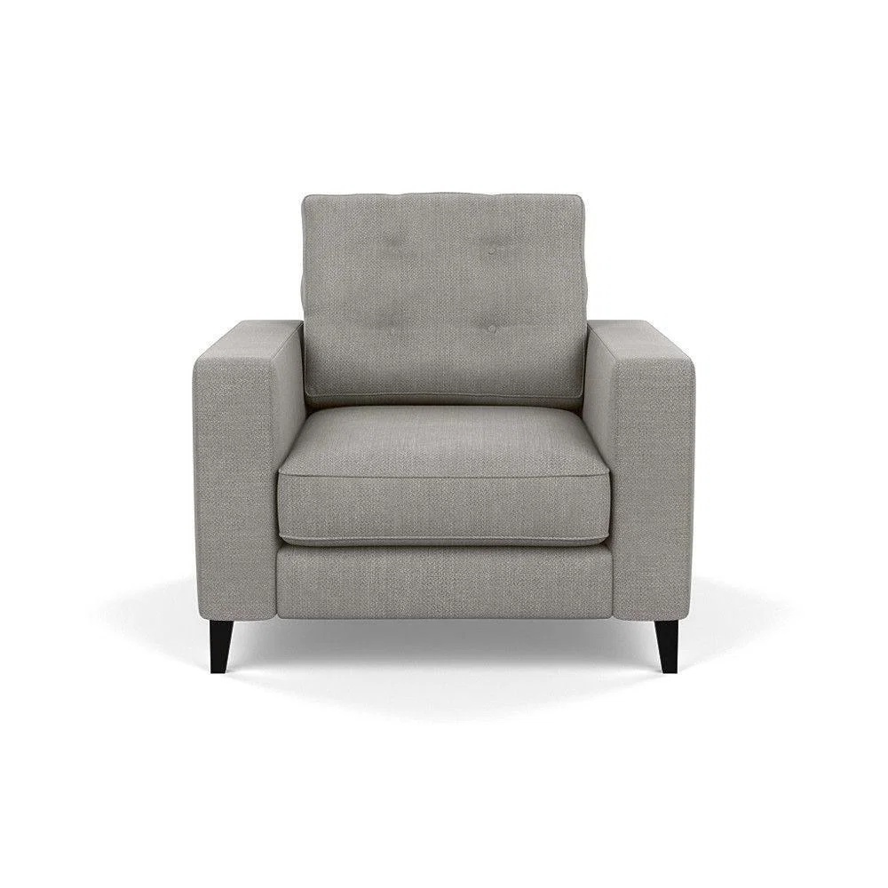Heal's Richmond 4 Seater Sofa Melton Wool New Navy Black Feet - Heal's UK Furniture – image 41