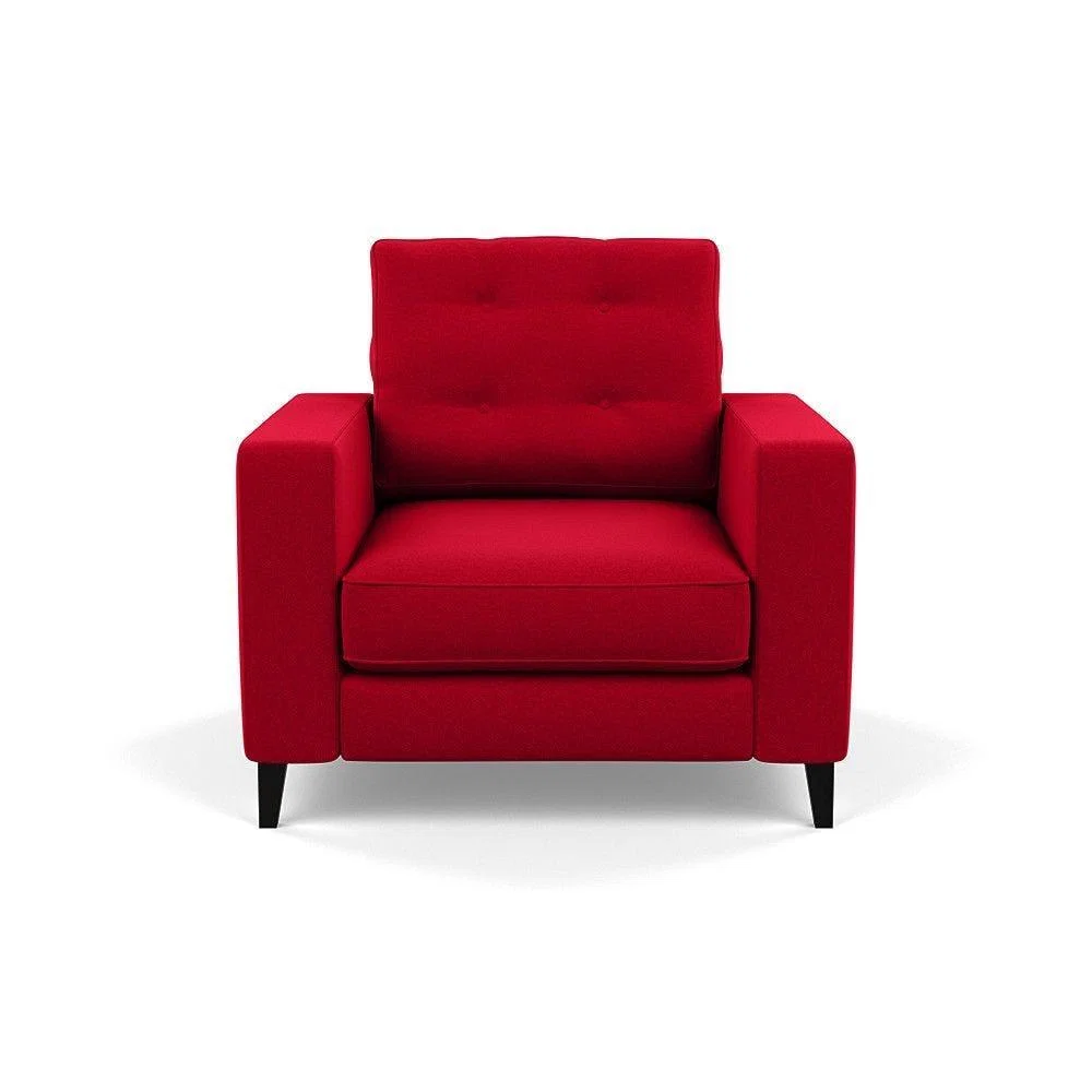 Heal's Richmond 4 Seater Sofa Melton Wool New Navy Black Feet - Heal's UK Furniture – image 44