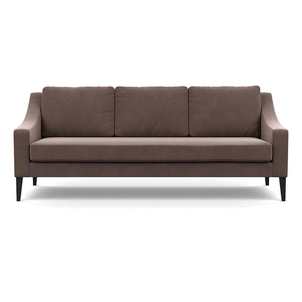 Heal's Richmond 4 Seater Sofa Melton Wool New Navy Black Feet - Heal's UK Furniture – image 46