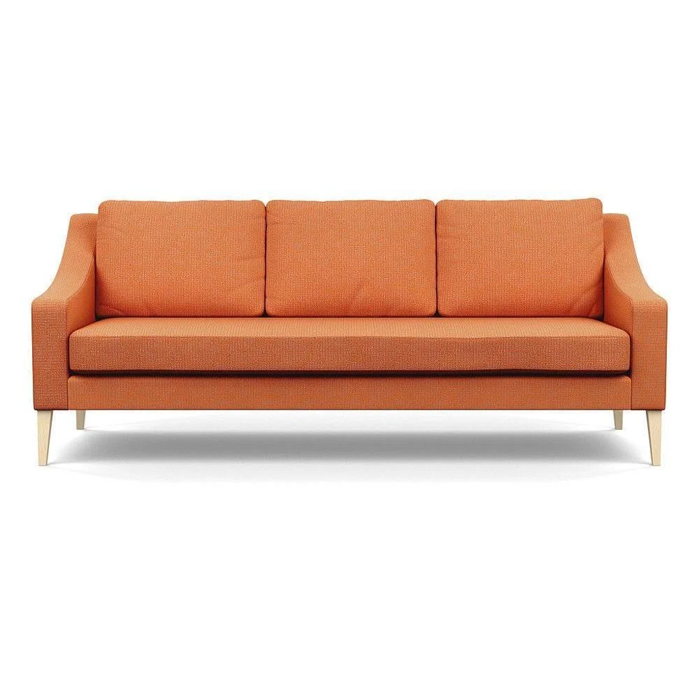 Heal's Richmond 4 Seater Sofa Melton Wool New Navy Black Feet - Heal's UK Furniture – image 47