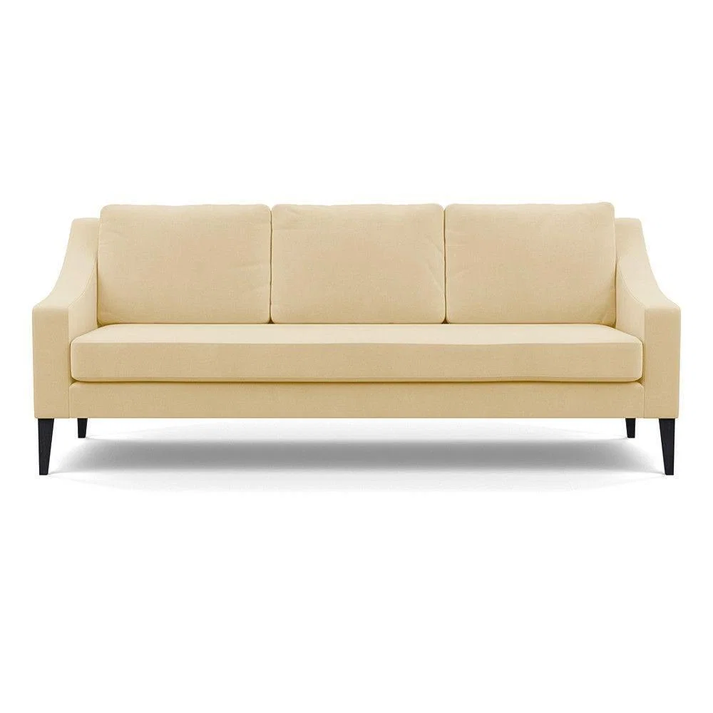 Heal's Richmond 4 Seater Sofa Melton Wool New Navy Black Feet - Heal's UK Furniture – image 48