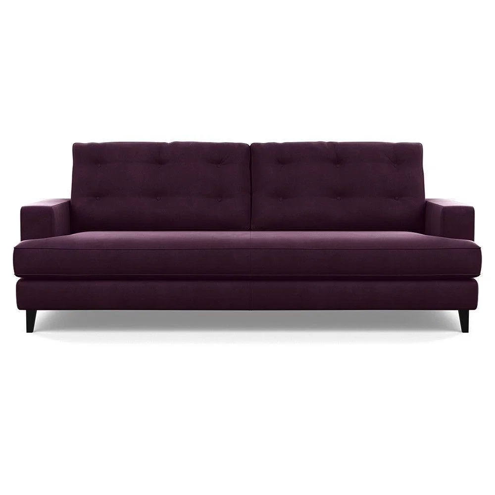 Heal's Richmond 4 Seater Sofa Melton Wool New Navy Black Feet - Heal's UK Furniture – image 49