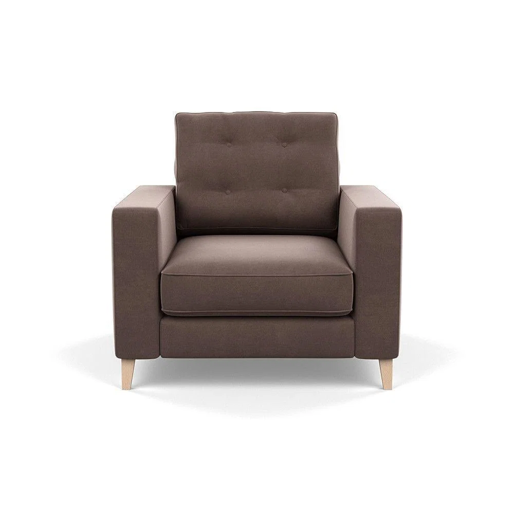 Heal's Richmond 4 Seater Sofa Melton Wool New Navy Black Feet - Heal's UK Furniture – image 55
