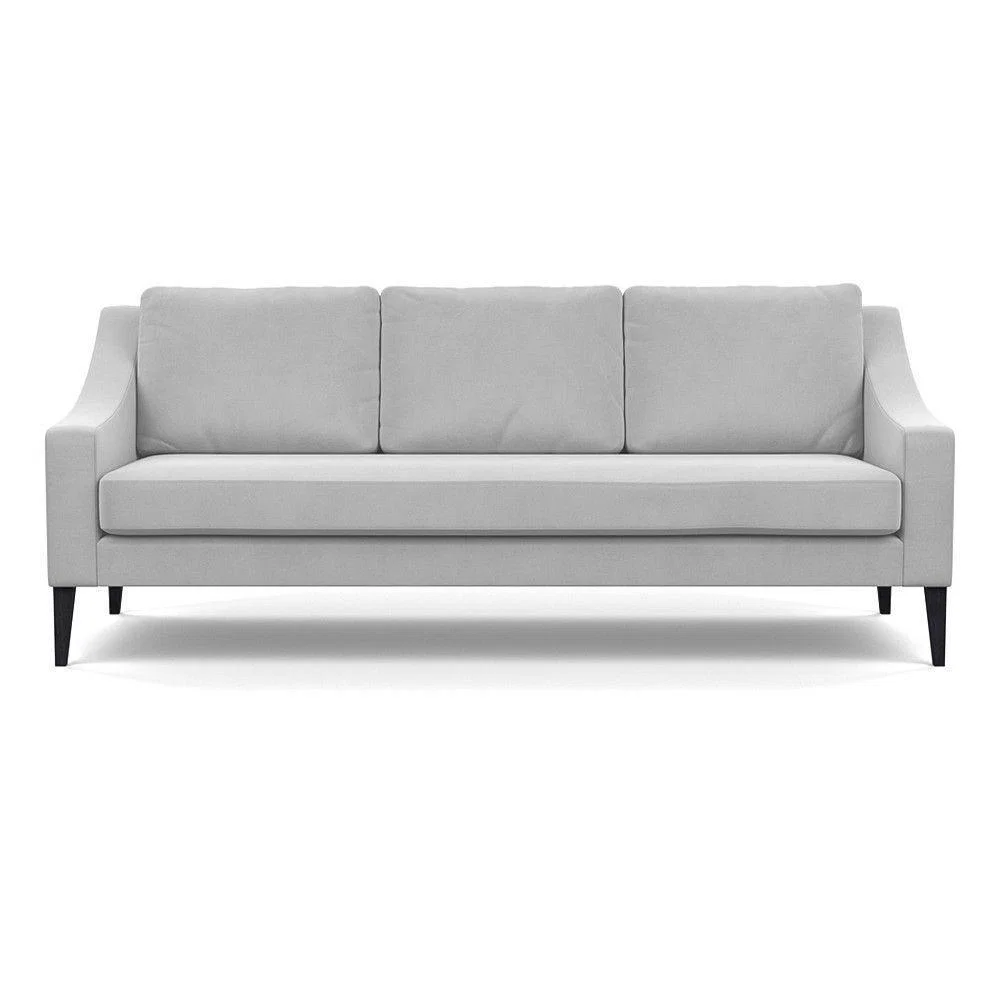 Heal's Richmond 4 Seater Sofa Melton Wool New Navy Black Feet - Heal's UK Furniture – image 58
