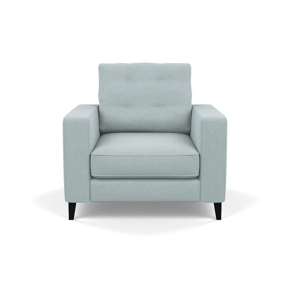 Heal's Richmond 4 Seater Sofa Melton Wool New Navy Black Feet - Heal's UK Furniture – image 60
