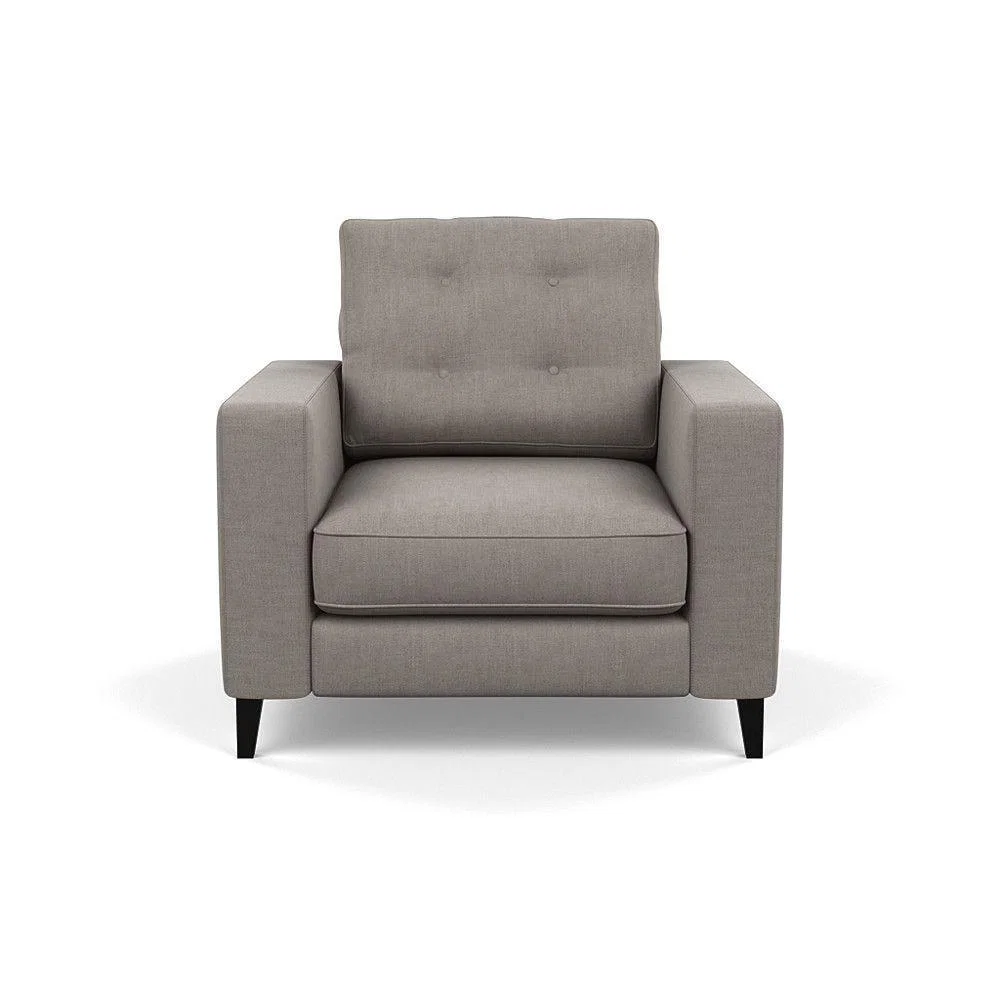 Heal's Richmond 4 Seater Sofa Melton Wool New Navy Black Feet - Heal's UK Furniture – image 66