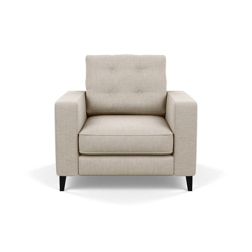 Heal's Richmond 4 Seater Sofa Melton Wool New Navy Black Feet - Heal's UK Furniture – image 70