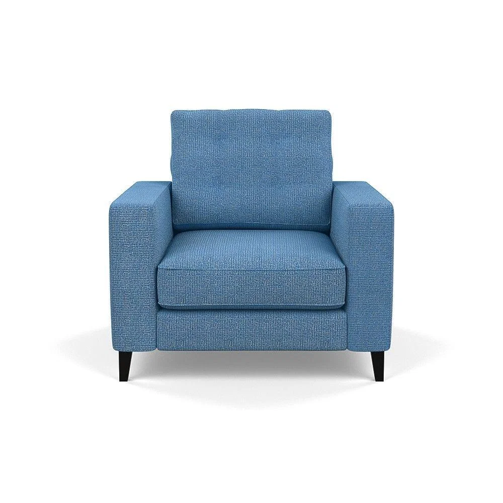 Heal's Richmond 4 Seater Sofa Melton Wool New Navy Black Feet - Heal's UK Furniture – image 73