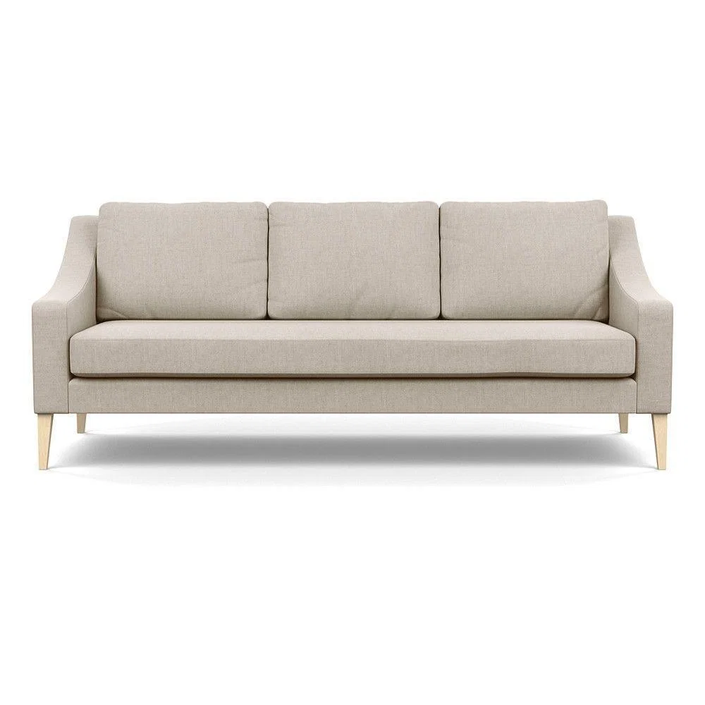 Heal's Richmond 4 Seater Sofa Melton Wool New Navy Black Feet - Heal's UK Furniture – image 78