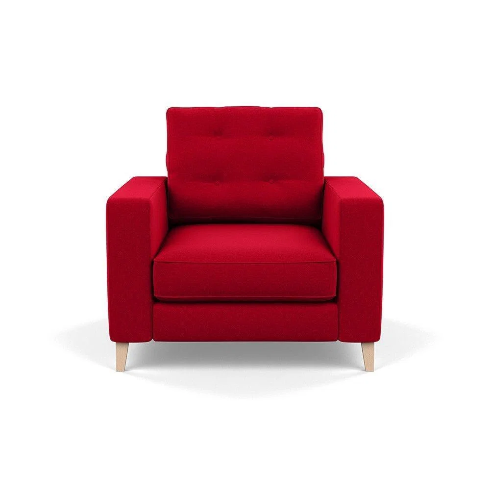 Heal's Richmond 4 Seater Sofa Melton Wool New Navy Black Feet - Heal's UK Furniture – image 80