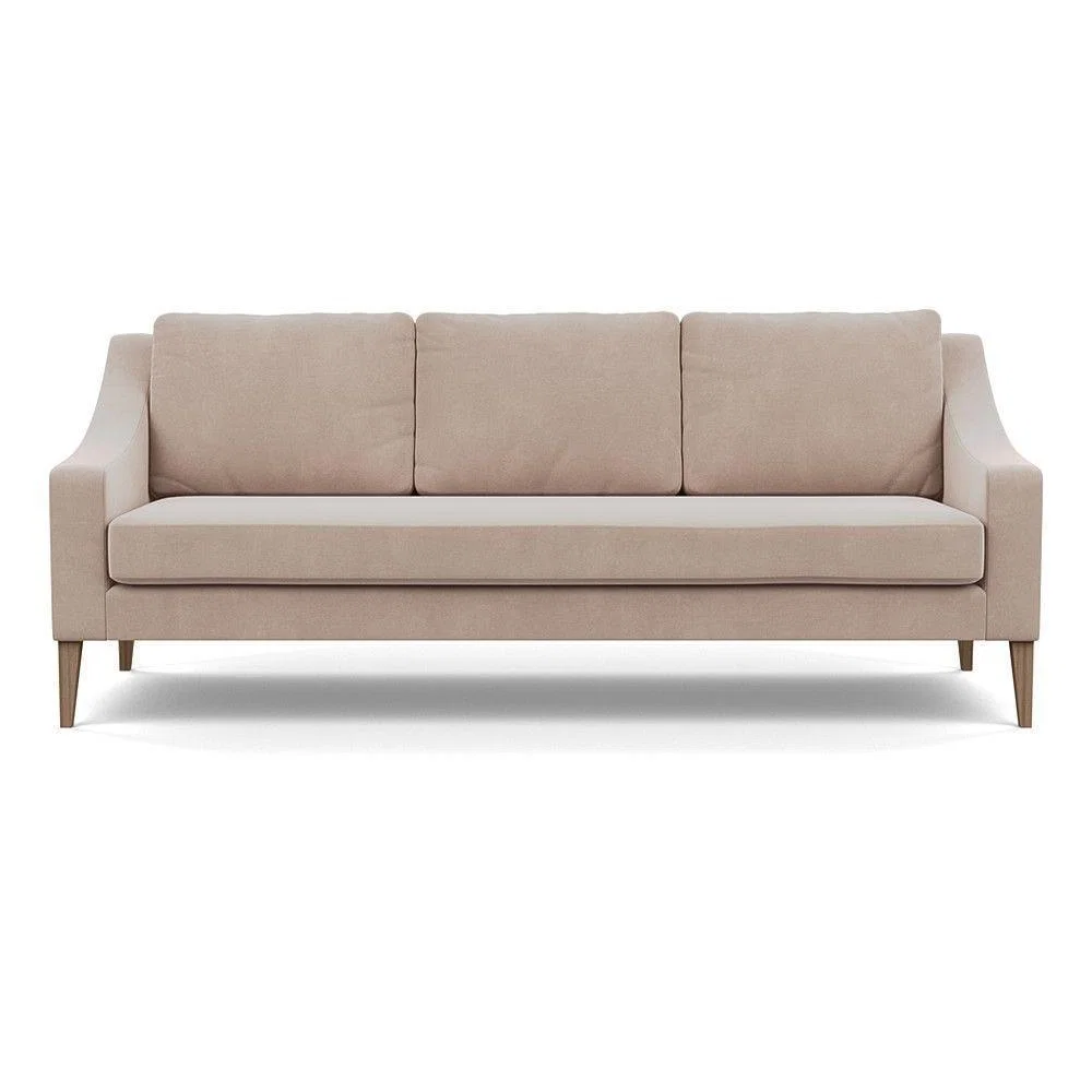 Heal's Richmond 4 Seater Sofa Melton Wool New Navy Black Feet - Heal's UK Furniture – image 81