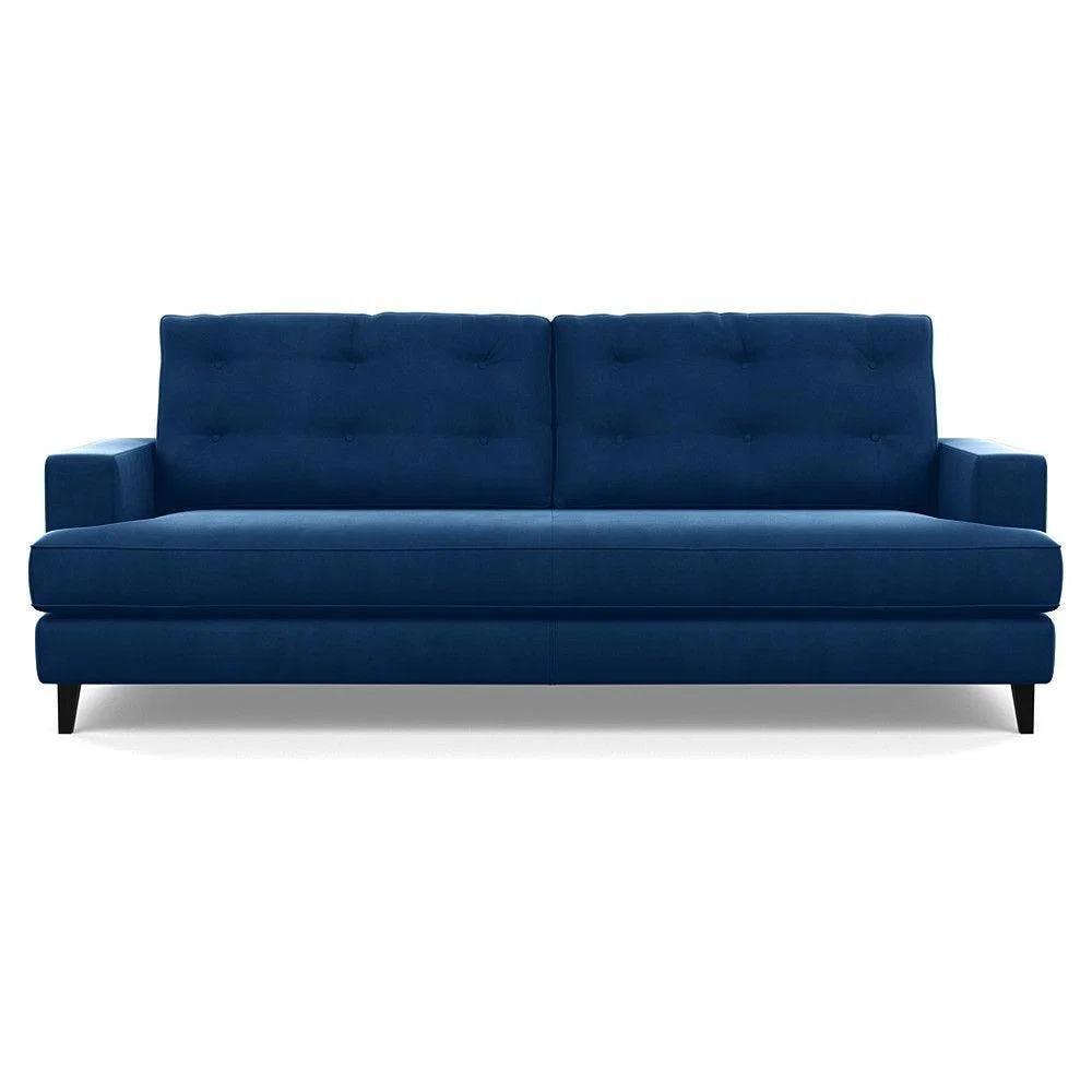 Heal's Richmond 4 Seater Sofa Melton Wool New Navy Black Feet - Heal's UK Furniture – image 89