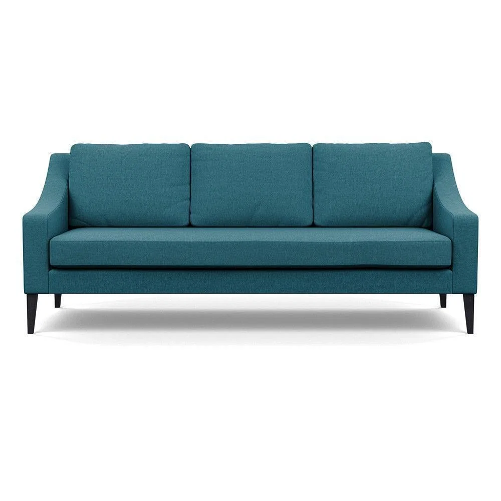 Heal's Richmond 4 Seater Sofa Melton Wool New Navy Black Feet - Heal's UK Furniture – image 91