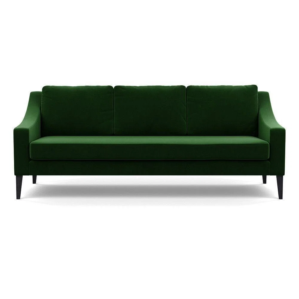Heal's Richmond 4 Seater Sofa Melton Wool New Navy Black Feet - Heal's UK Furniture – image 92