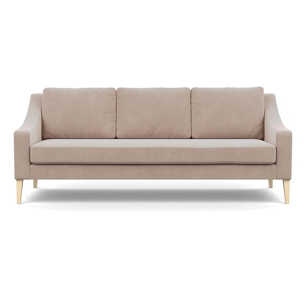 Heal's Richmond 4 Seater Sofa Melton Wool New Navy Black Feet - Heal's UK Furniture – image 98