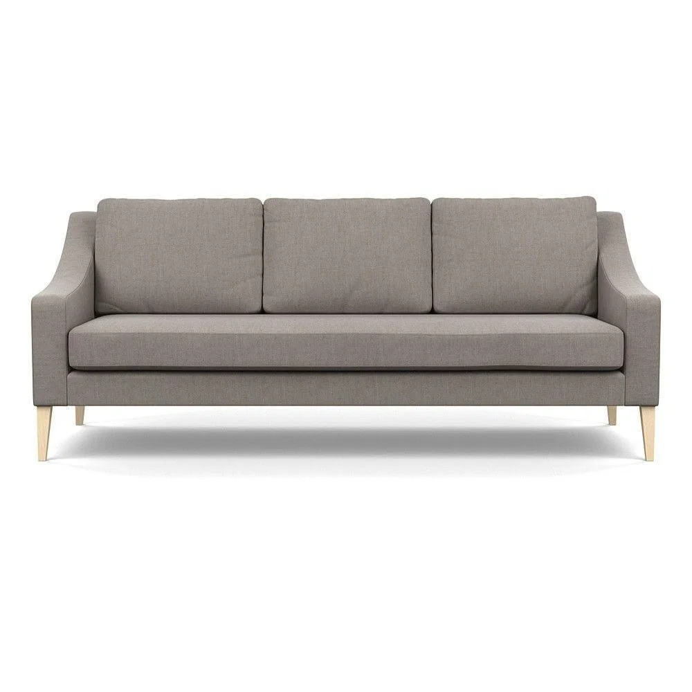 Heal's Richmond 4 Seater Sofa Melton Wool New Navy Black Feet - Heal's UK Furniture – image 99