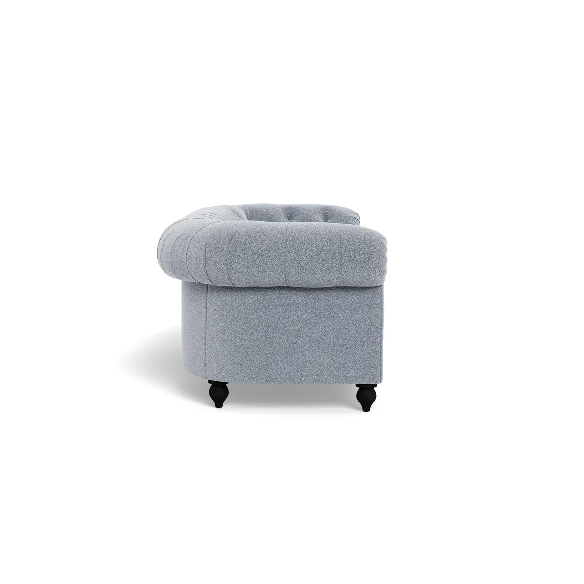 Heal's Fitzrovia 4 Seater Sofa Boucle Steel Black Painted Feet – image 3