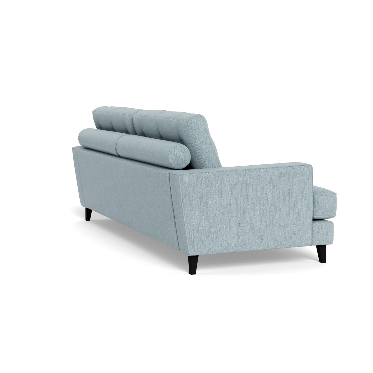 Heal's Mistral 4 Seater Sofa Smart Linen Mix Duck Egg Natural Feet – image 5