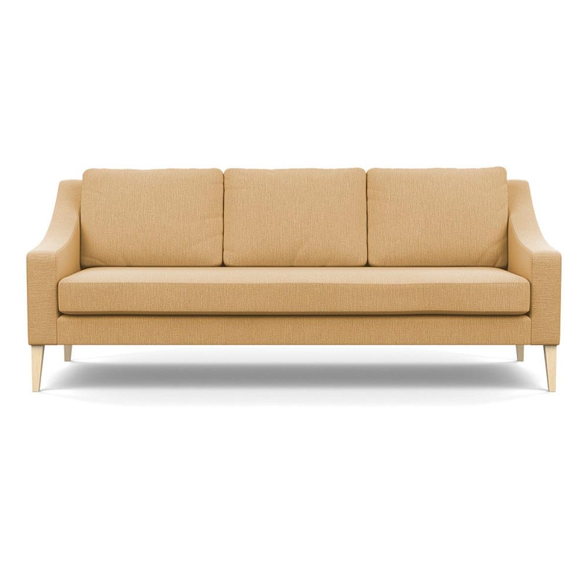 Heal's Richmond 4 Seater Sofa Smart Linen Mix Sand Natural Ash Feet – image 2