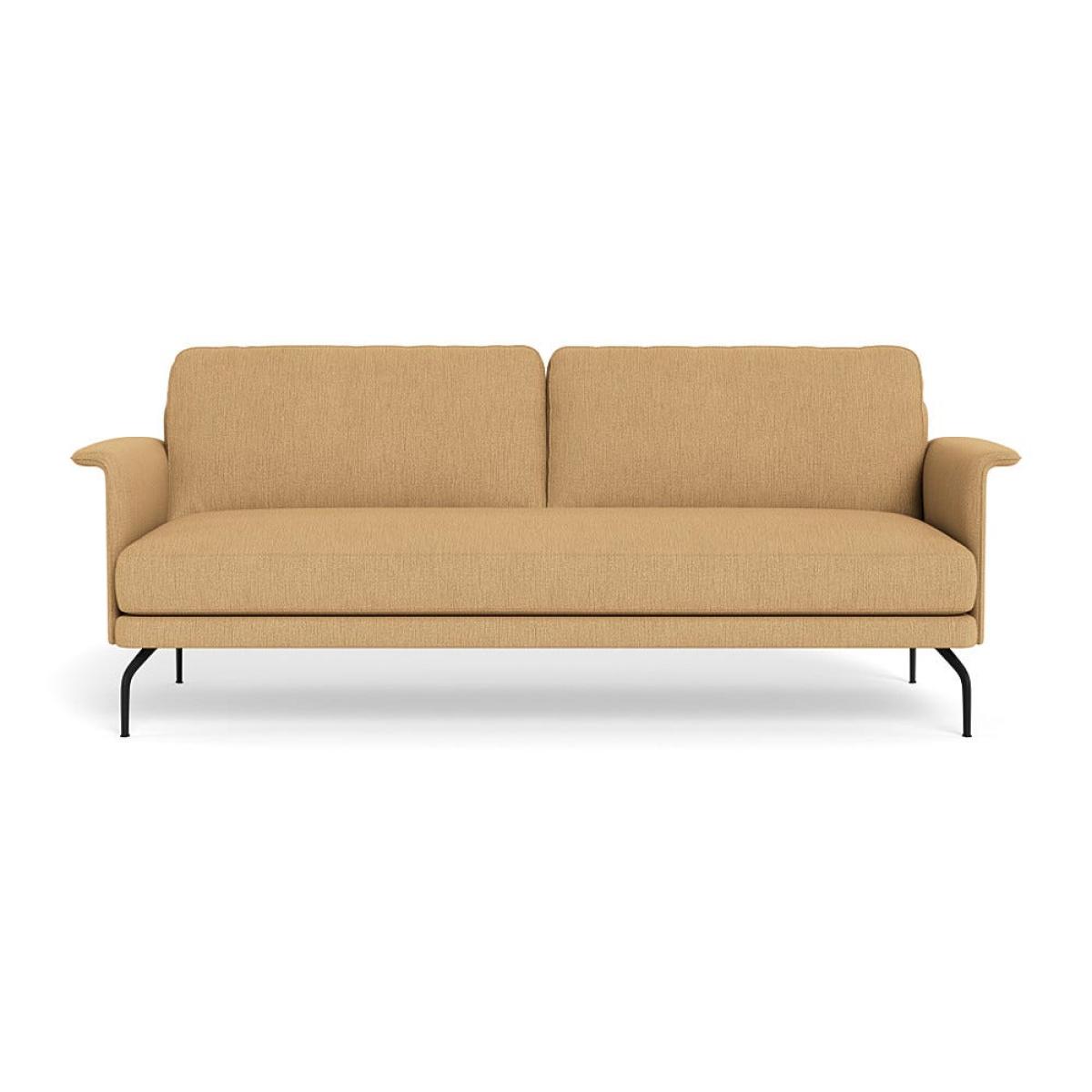 Heal's Iver 4 Seater Sofa Smart Linen Mix Sand Black Feet – image 2