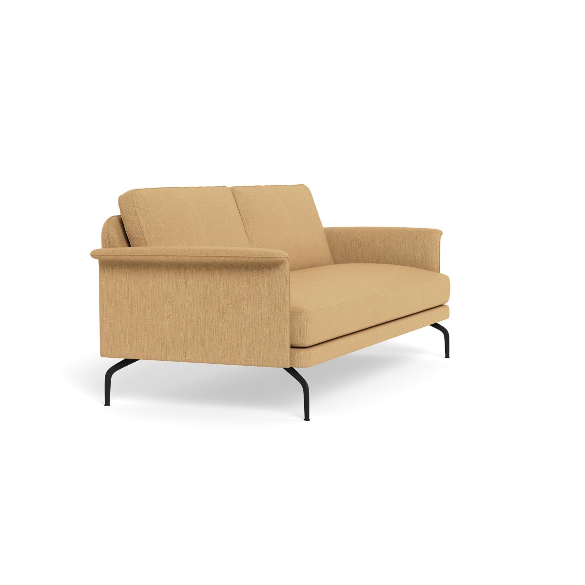Heal's Iver 4 Seater Sofa Smart Linen Mix Sand Black Feet – image 3
