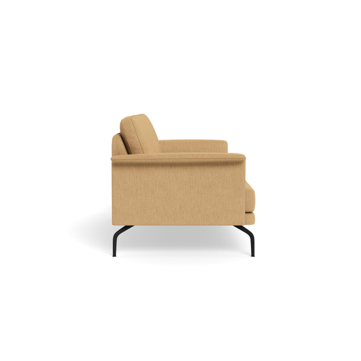 Heal's Iver 4 Seater Sofa Smart Linen Mix Sand Black Feet – image 4