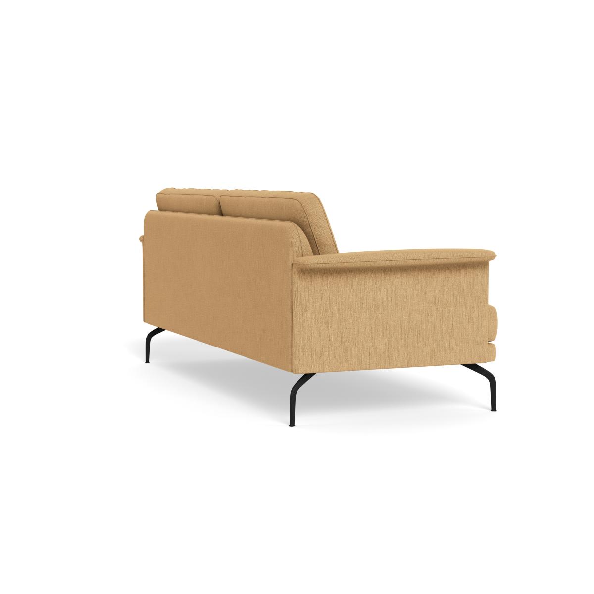 Heal's Iver 4 Seater Sofa Smart Linen Mix Sand Black Feet – image 5