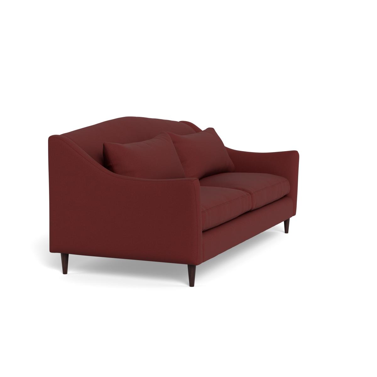 Heal's Somerset 4 Seater Sofa Capelo Linen-Cotton Etruscan Red Natural Feet – image 3