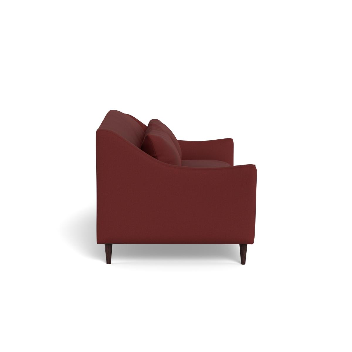 Heal's Somerset 4 Seater Sofa Capelo Linen-Cotton Etruscan Red Natural Feet – image 4