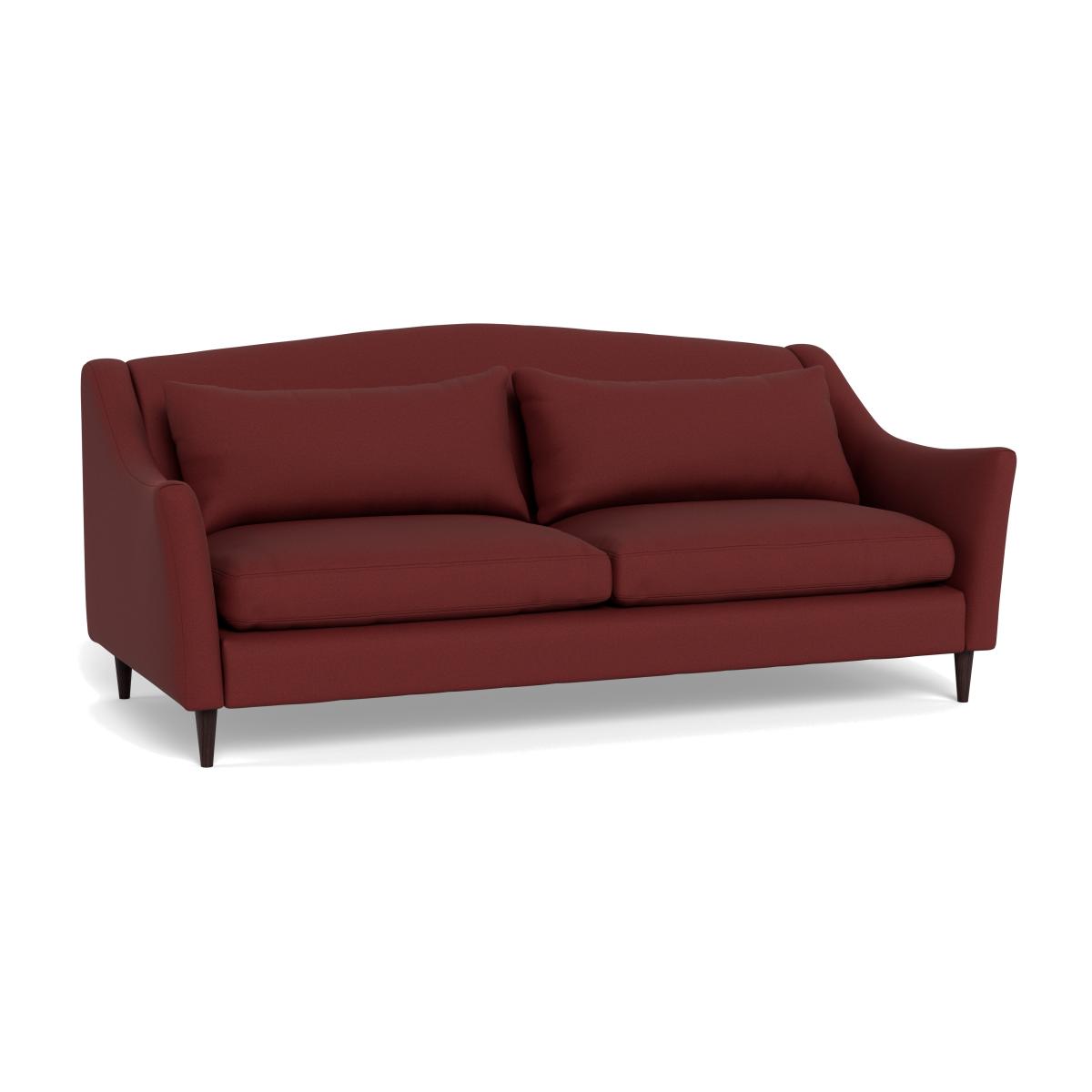 Heal's Somerset 4 Seater Sofa Capelo Linen-Cotton Etruscan Red Natural Feet – image 1