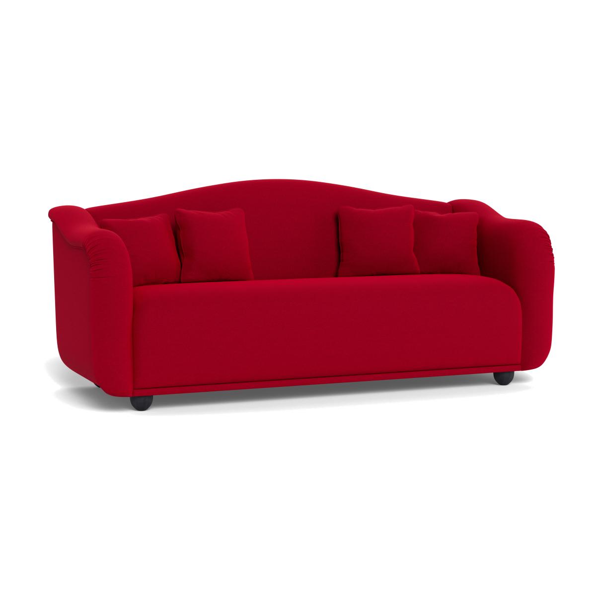 Heal's Tetbury 4 Seater Sofa Melton Wool Red Oxide Natural Beech Feet – image 1