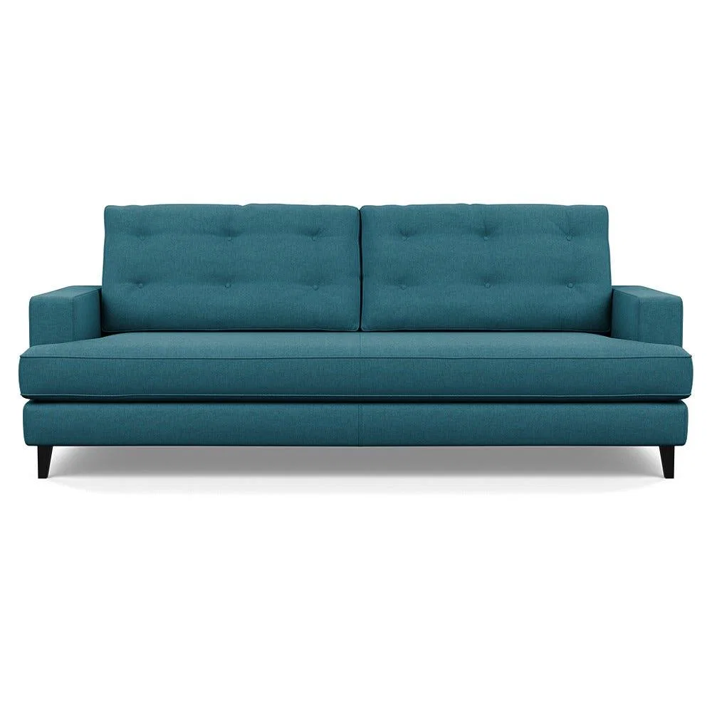 Heal's Mistral 4 Seater Sofa Brushed Cotton Cadet Black Feet – image 2