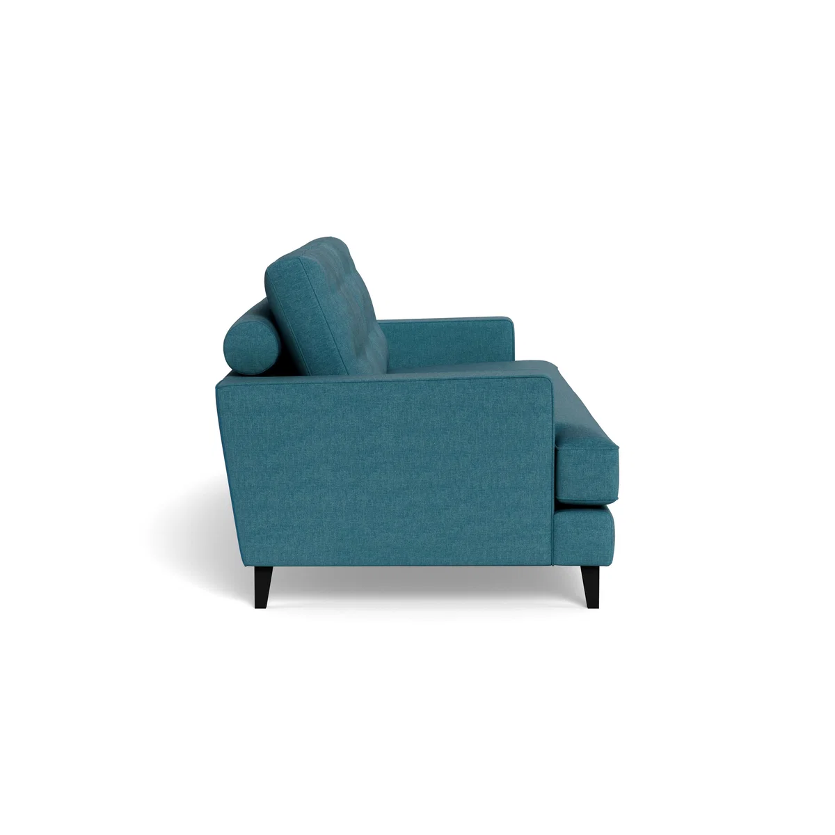Heal's Mistral 4 Seater Sofa Brushed Cotton Cadet Black Feet – image 4