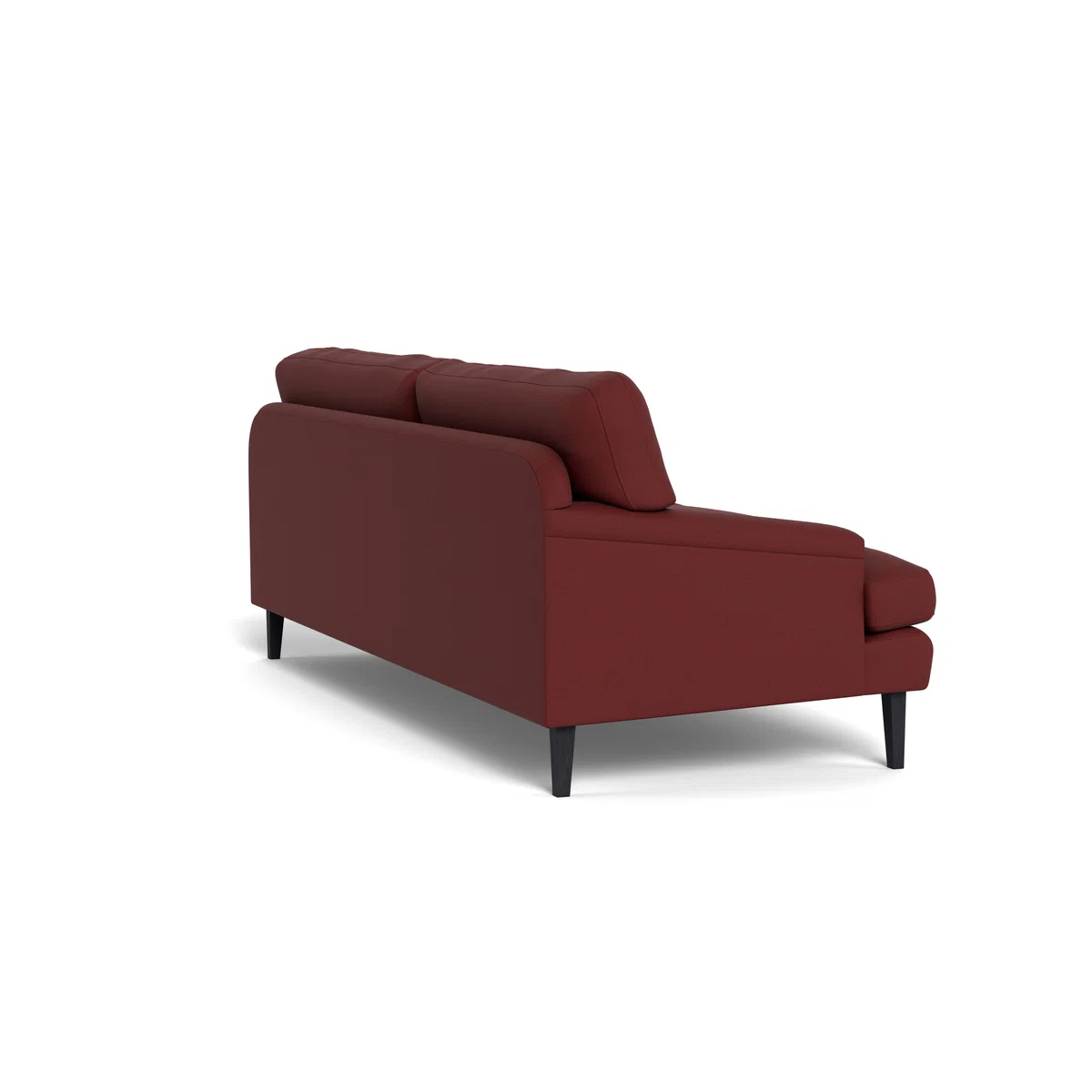 Heal's Stanton 4 Seater Sofa Capelo Linen-Cotton Etruscan Red Black Feet – image 5