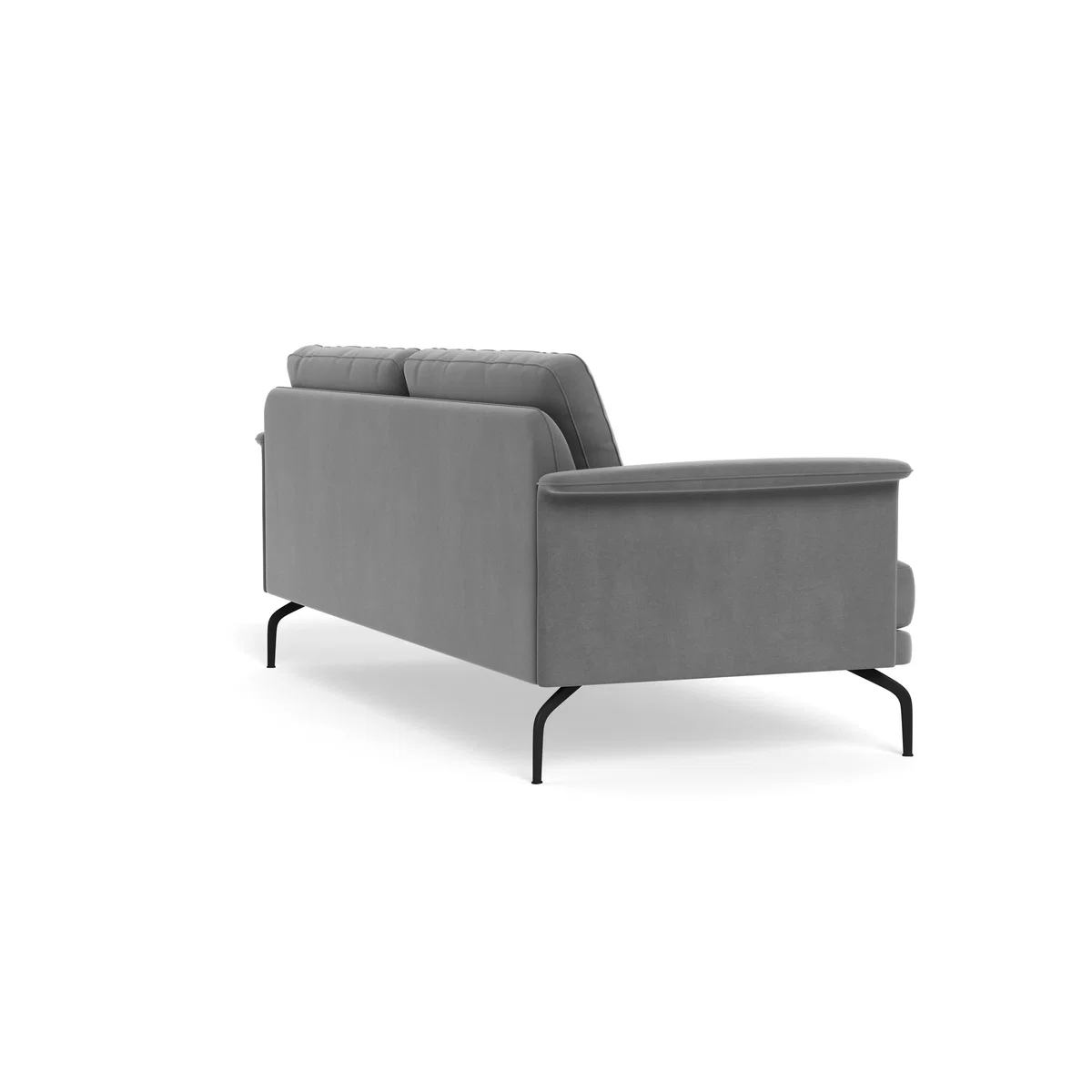 Heal's Iver 4 Seater Sofa Smart Velvet Mercury Black Feet – image 5
