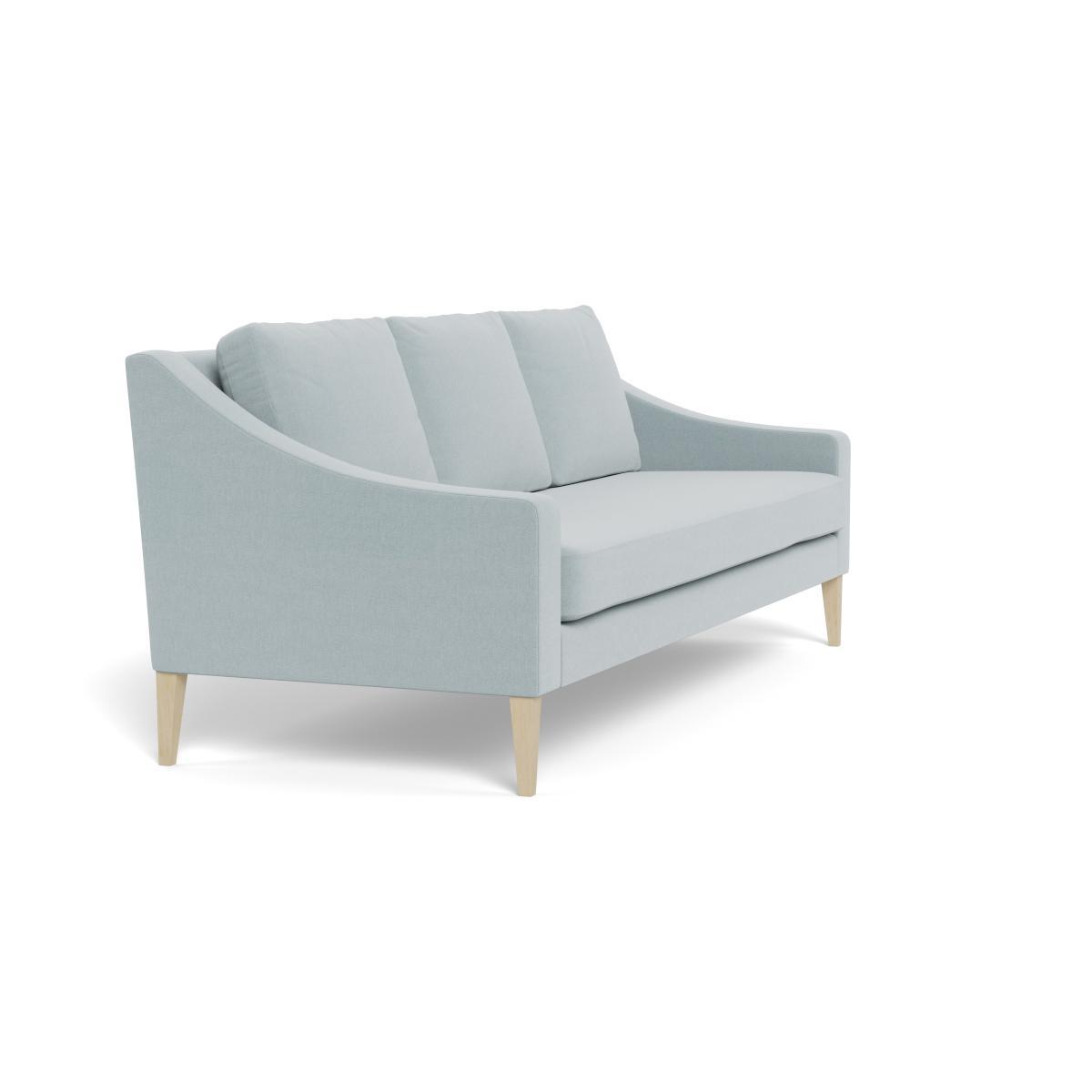 Heal's Richmond 4 Seater Sofa Brushed Cotton Mist Natural Feet - Heal's UK Furniture – image 2