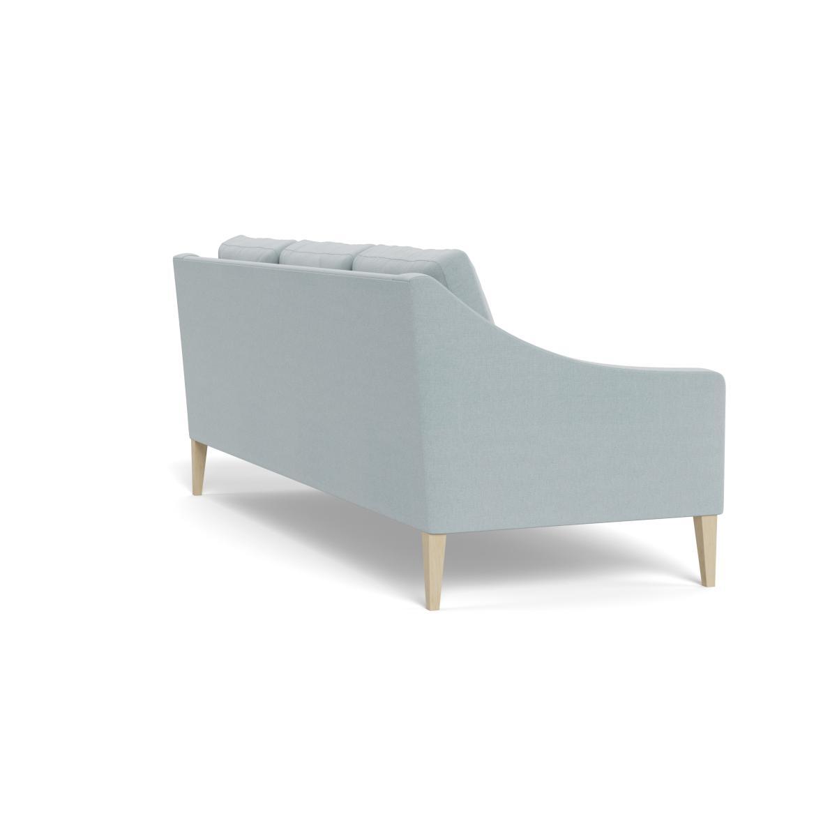 Heal's Richmond 4 Seater Sofa Brushed Cotton Mist Natural Feet - Heal's UK Furniture – image 4