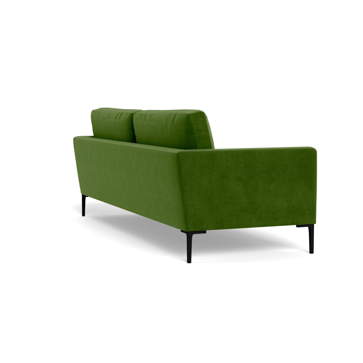 Heal's Eton 4 Seater Sofa Smart Luxe Velvet Grass Brass Feet – image 5
