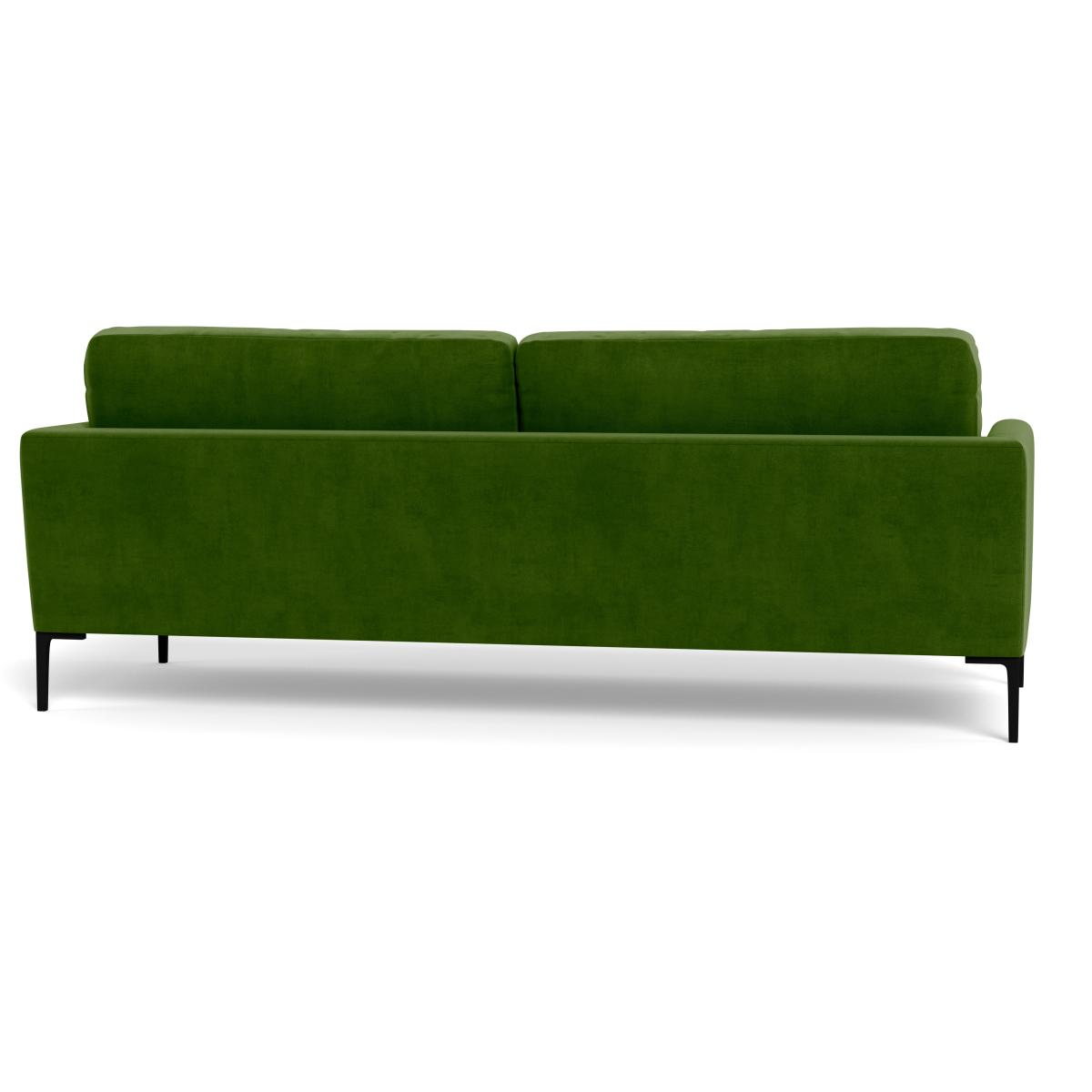 Heal's Eton 4 Seater Sofa Smart Luxe Velvet Grass Brass Feet – image 6