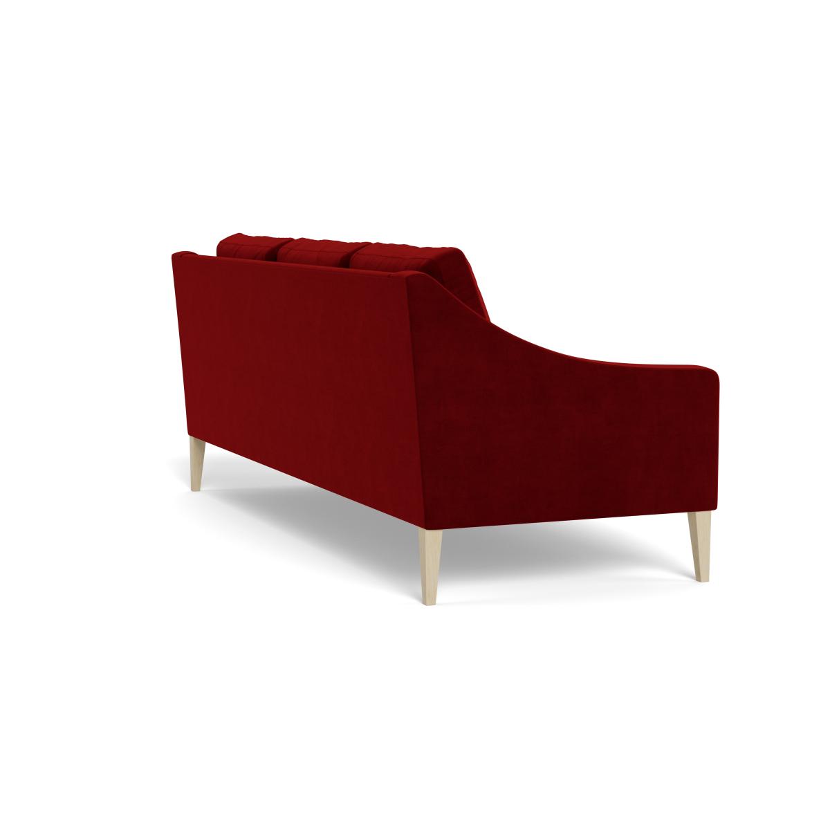 Heal's Richmond 4 Seater Sofa Smart Luxe Velvet Mulberry Black Feet – image 5