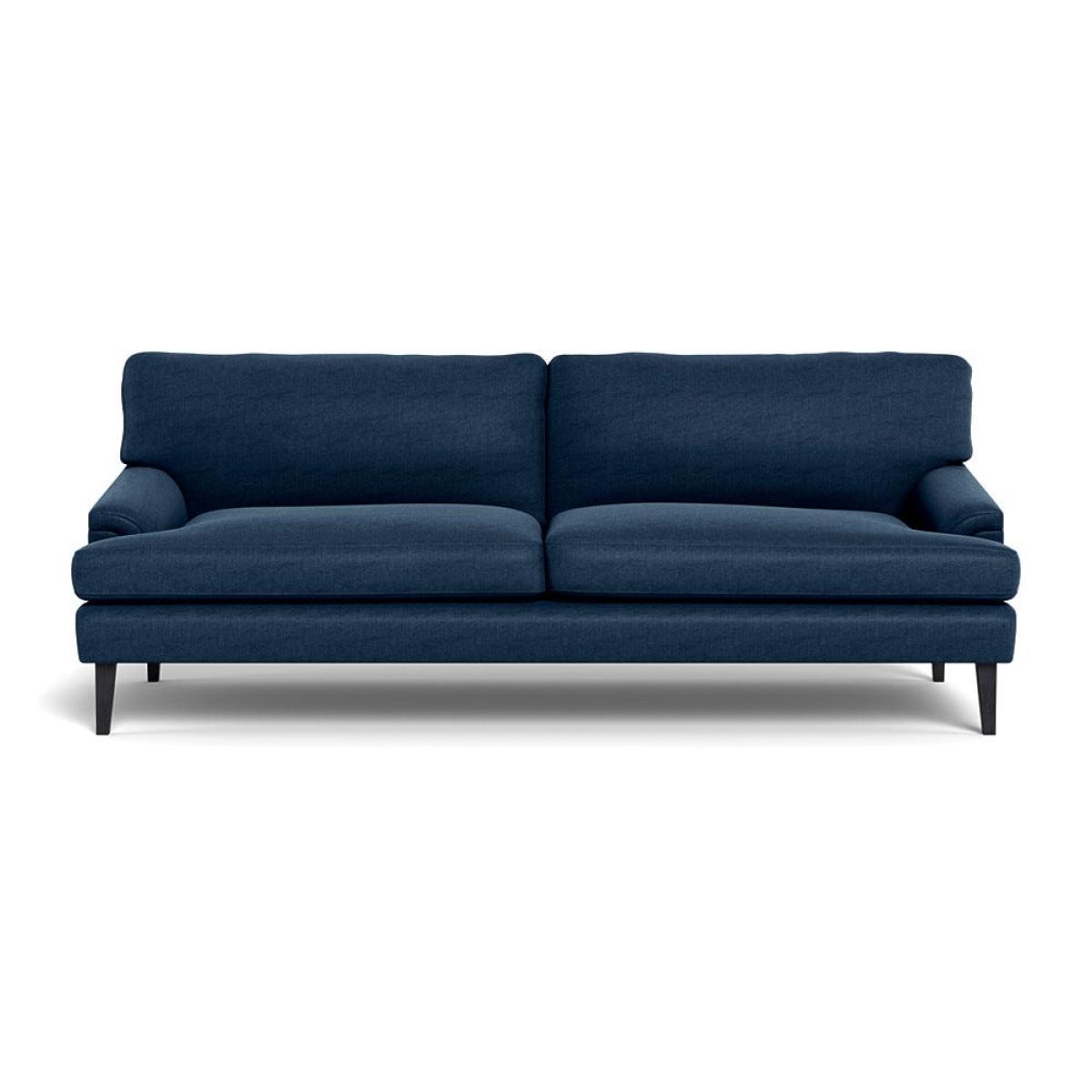 Heal's Stanton 4 Seater Sofa Capelo Linen-Cotton Inkspot Black Feet – image 2
