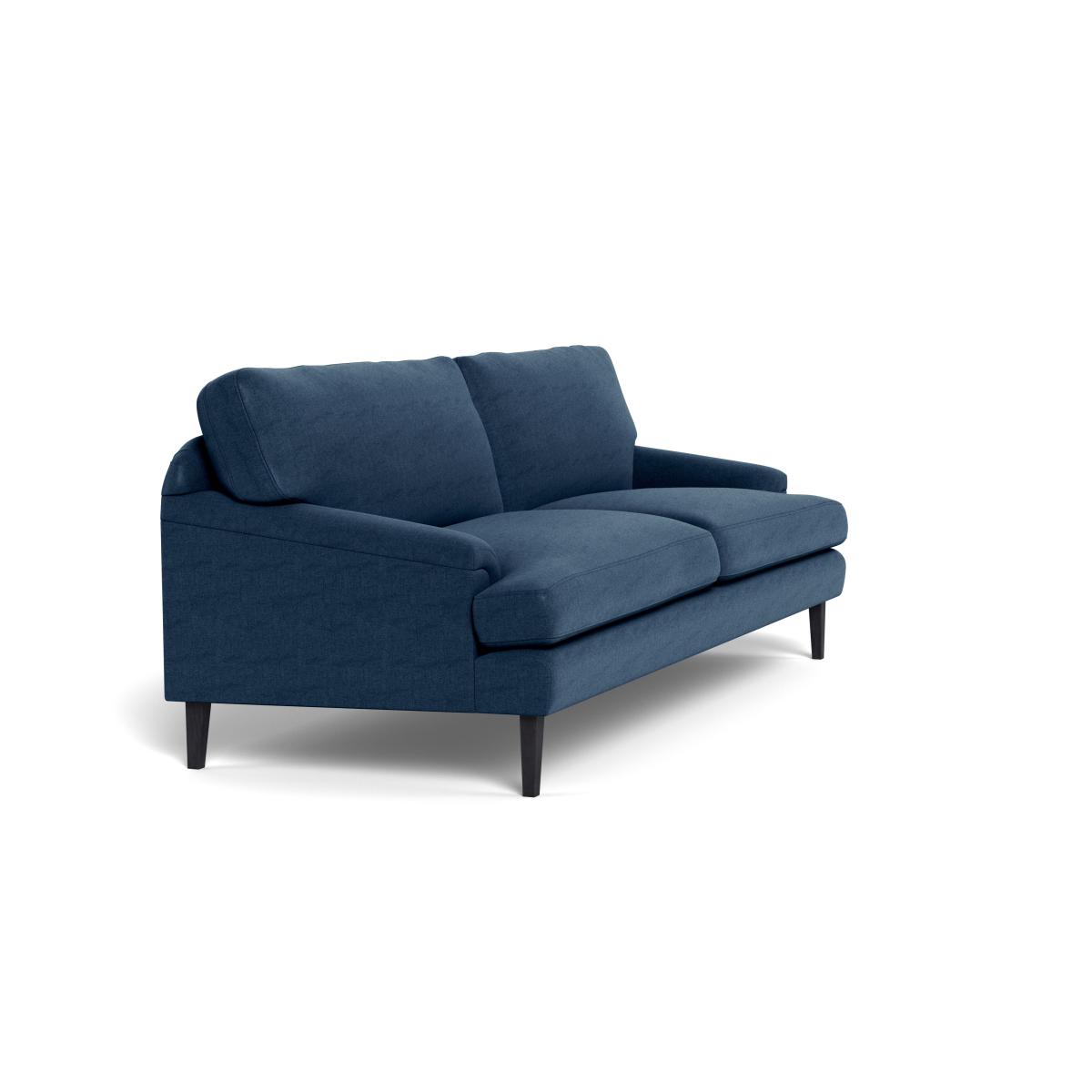 Heal's Stanton 4 Seater Sofa Capelo Linen-Cotton Inkspot Black Feet – image 3