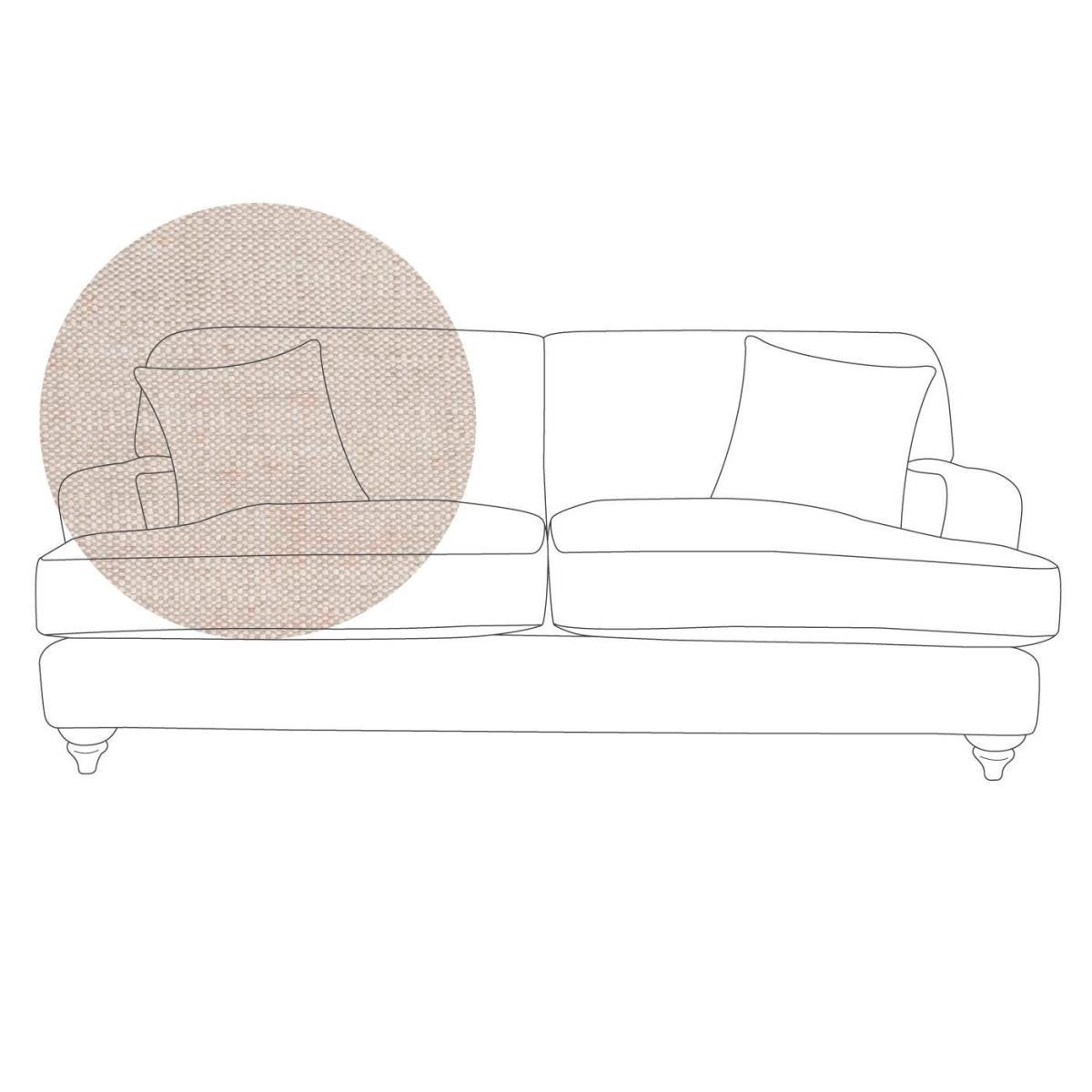 Heal's Hampstead 4 Seater Sofa Capelo LinenCotton Inkspot Chestnut Stain - Heal's UK Furniture – image 16