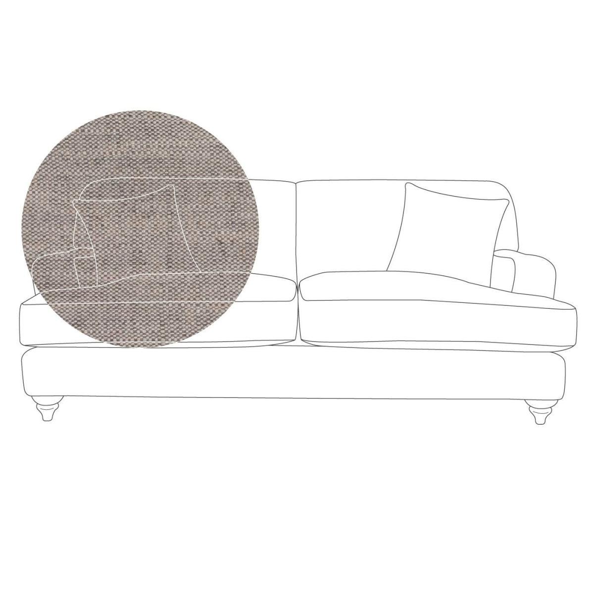 Heal's Hampstead 4 Seater Sofa Capelo LinenCotton Inkspot Chestnut Stain - Heal's UK Furniture – image 61