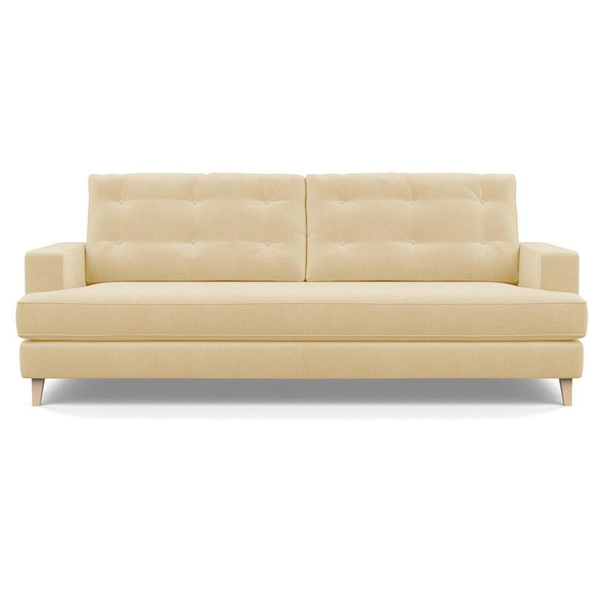 Heal's Mistral 4 Seater Sofa Melton Wool Granite Natural Feet - Heal's UK Furniture – image 6