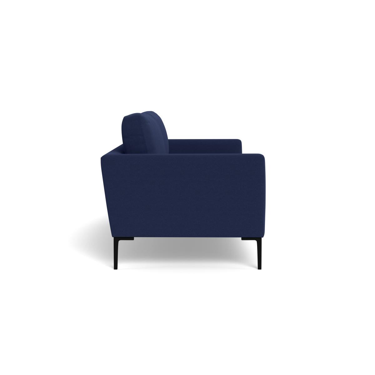 Heal's Eton 4 Seater Sofa Melton Wool New Navy Black Feet - Heal's UK Furniture – image 3