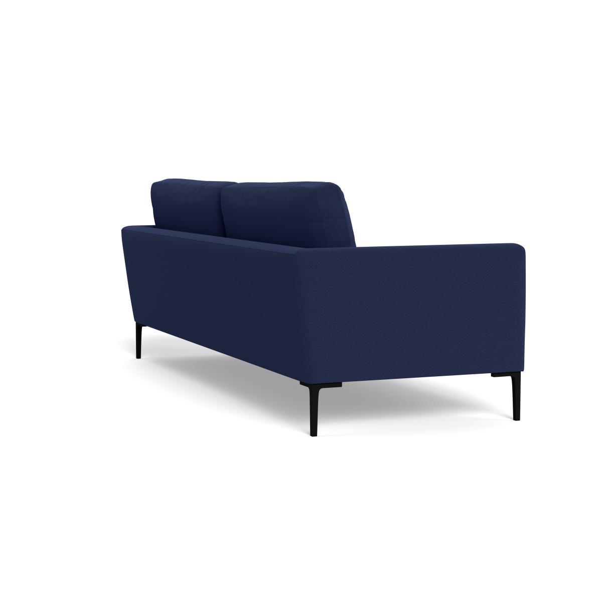 Heal's Eton 4 Seater Sofa Melton Wool New Navy Black Feet - Heal's UK Furniture – image 4